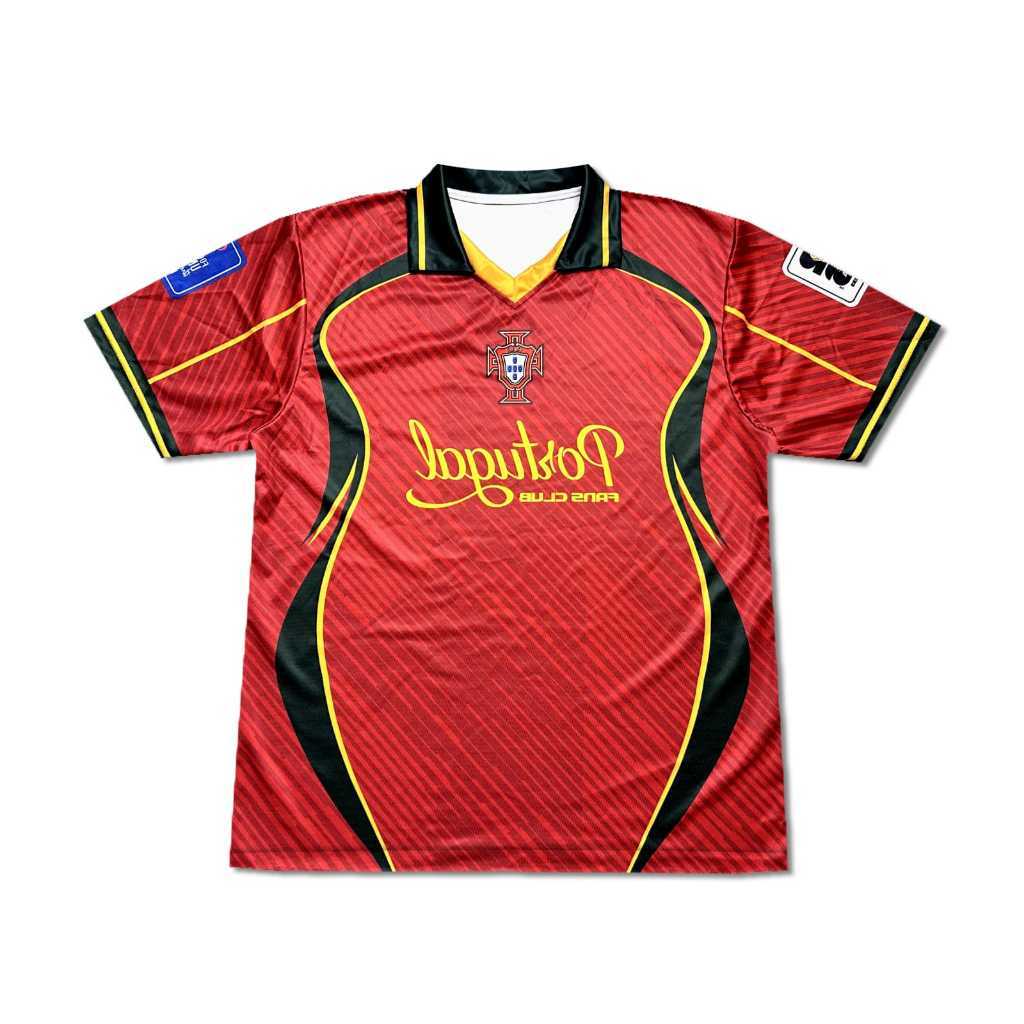 *ดี* Fantasy P012TU64L RED & GREEN Retro CLASSIC BAND Casual Vintage / Jersey P012TU64L RED & GREEN 