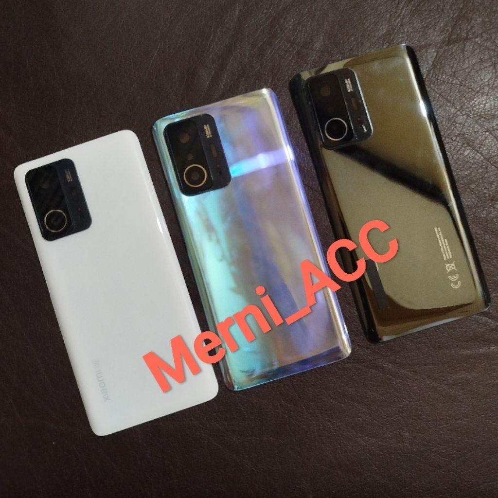 Backdor ฝาหลังสําหรับ Xiaomi Mi 11T / Mi 11T Pro ฝาหลัง Cessing + แหวนกระจกกล้อง