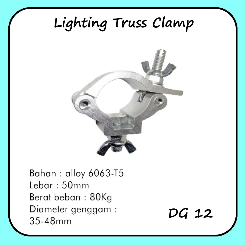 GANTUNGAN S-NET Lighting Truss Hook Clamp - Parled Beam Lamp Hanger Clamp DG - UP