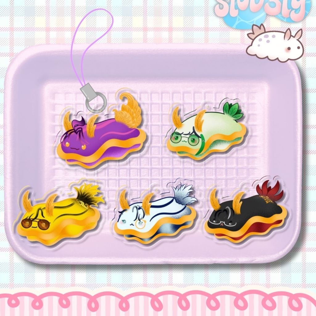 [PO] Pandavva Fanmerch Sea Slug Phonestrap 3cm โดย Ai.Slov3ly