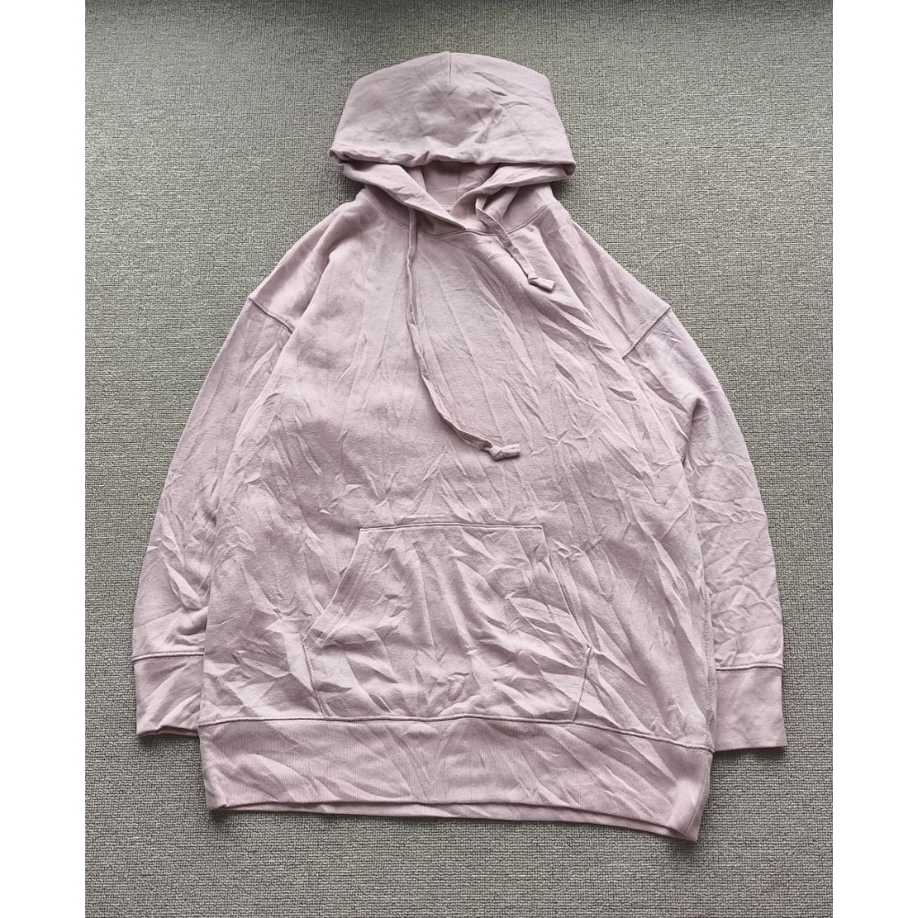 UNIQLO HOODIE สีชมพู SZ XL