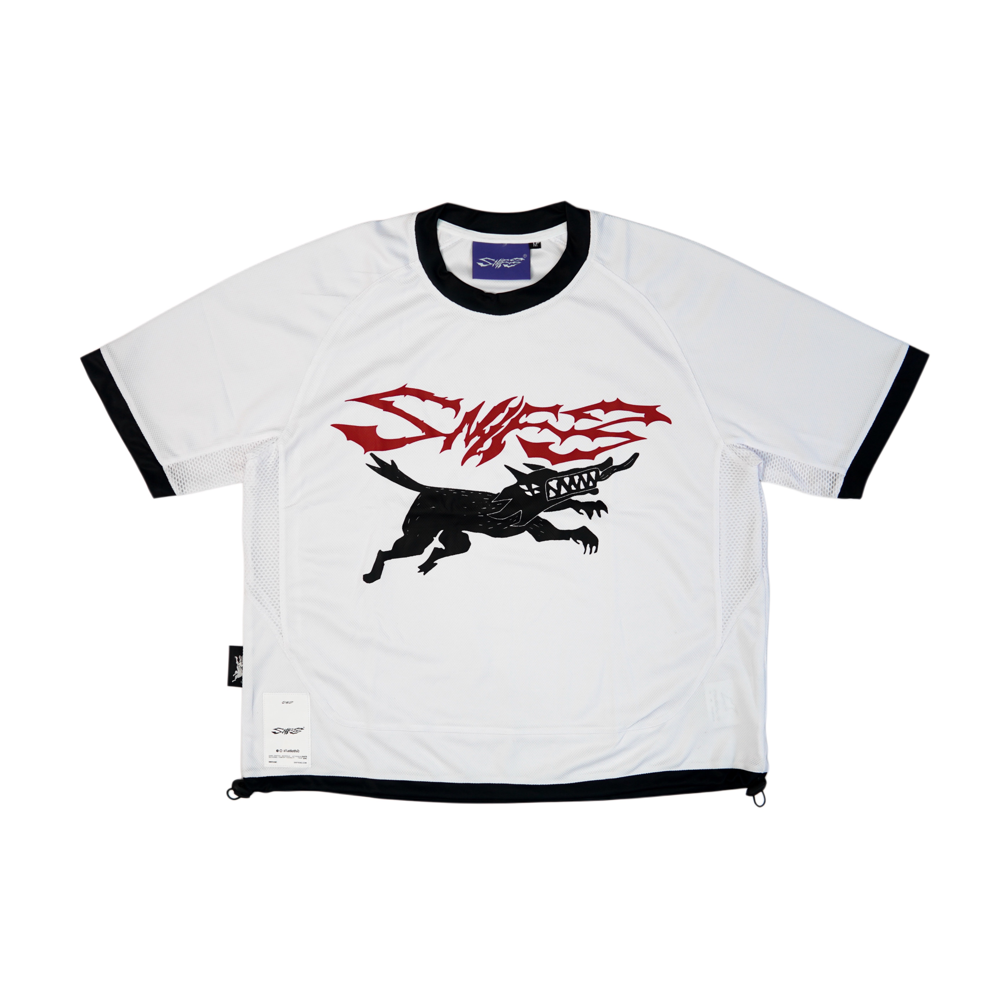 Snifr Enc - เสื้อยืด Jersey Hyena Run Men สีดํา