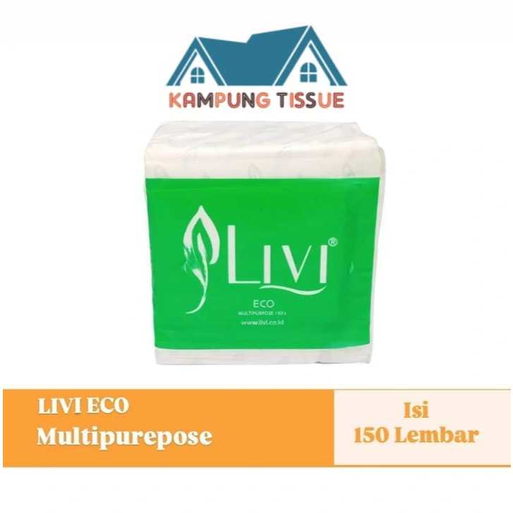 LIVI POP UP ECO MULTIPURPOSE 150s 2ply / ทิชชู่ป๊อปอัพ livi 150 s 2 ชั้น