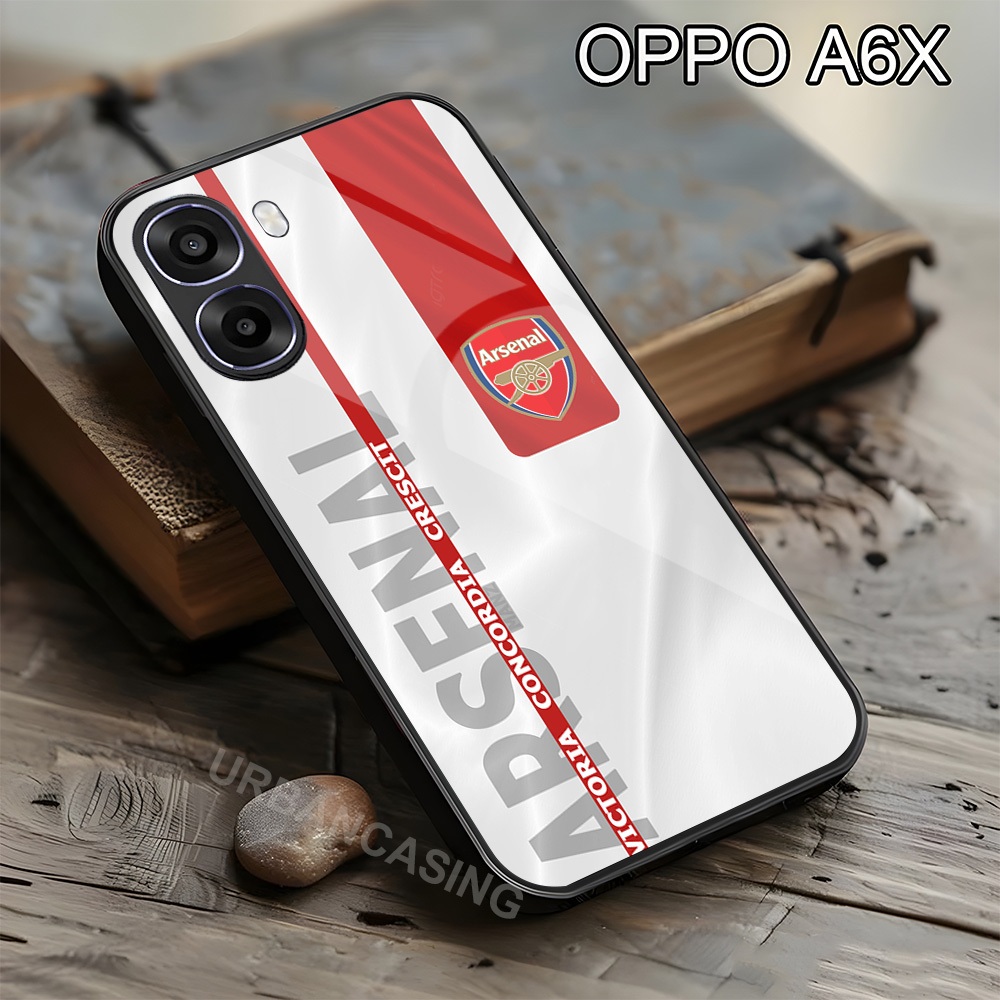 ล่าสุด OPPO A6x Glossy Glass Softcase Urban Casing - OPPO A6x M105 Glitter Glass Softcase - Modern L