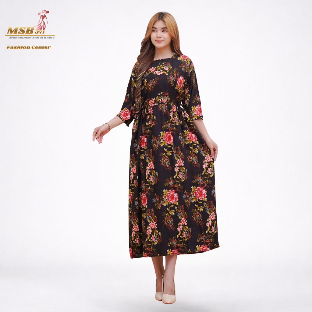 MSB371 - Jessika Amariel Tulsa Daster Gamis เรยอน