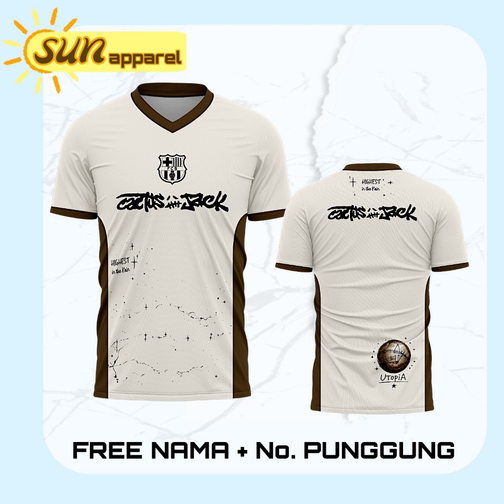 เสื้อแข่ง BARCELONA CACTUS JACK