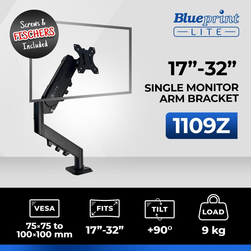 GAS MONITOR BRACKET SPRING BLUEPRINT LITE 1109Z DESK MOUNT 17-32 INCH