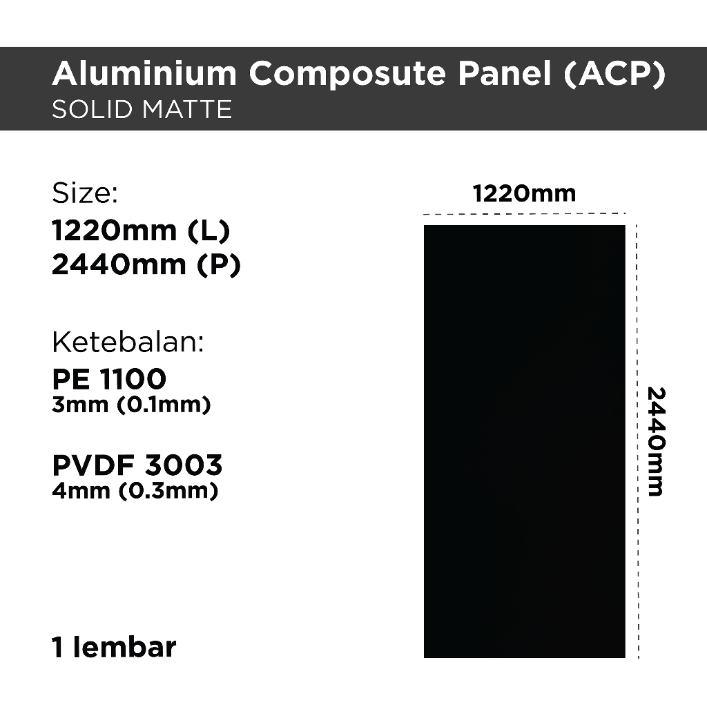 BRAVIO ACP BA 1018 - SATIN BLACK