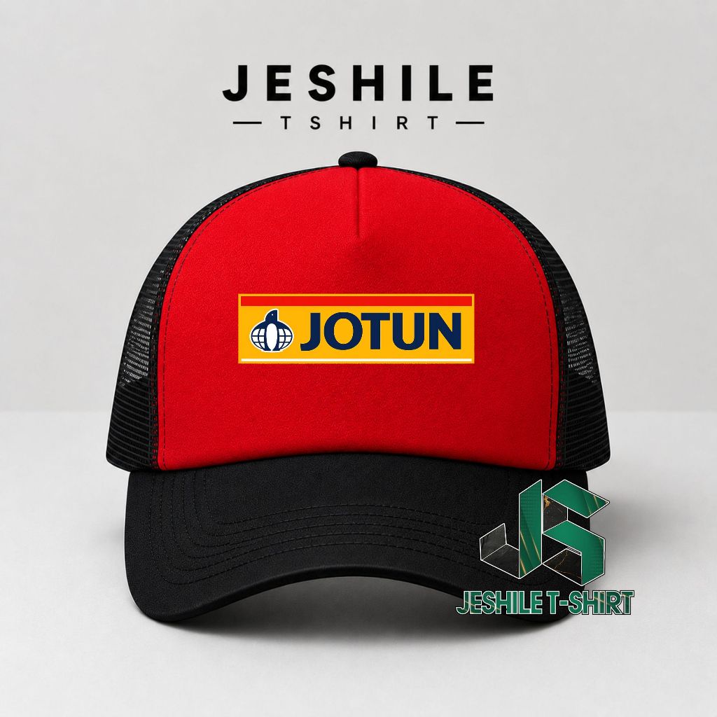 หมวกตาข่าย Trucker Hat Jotun โลโก้ผู้ใหญ่ผู้ชายผู้หญิงพรีเมี่ยมคุณภาพสูง By Jeshile เสื้อยืด