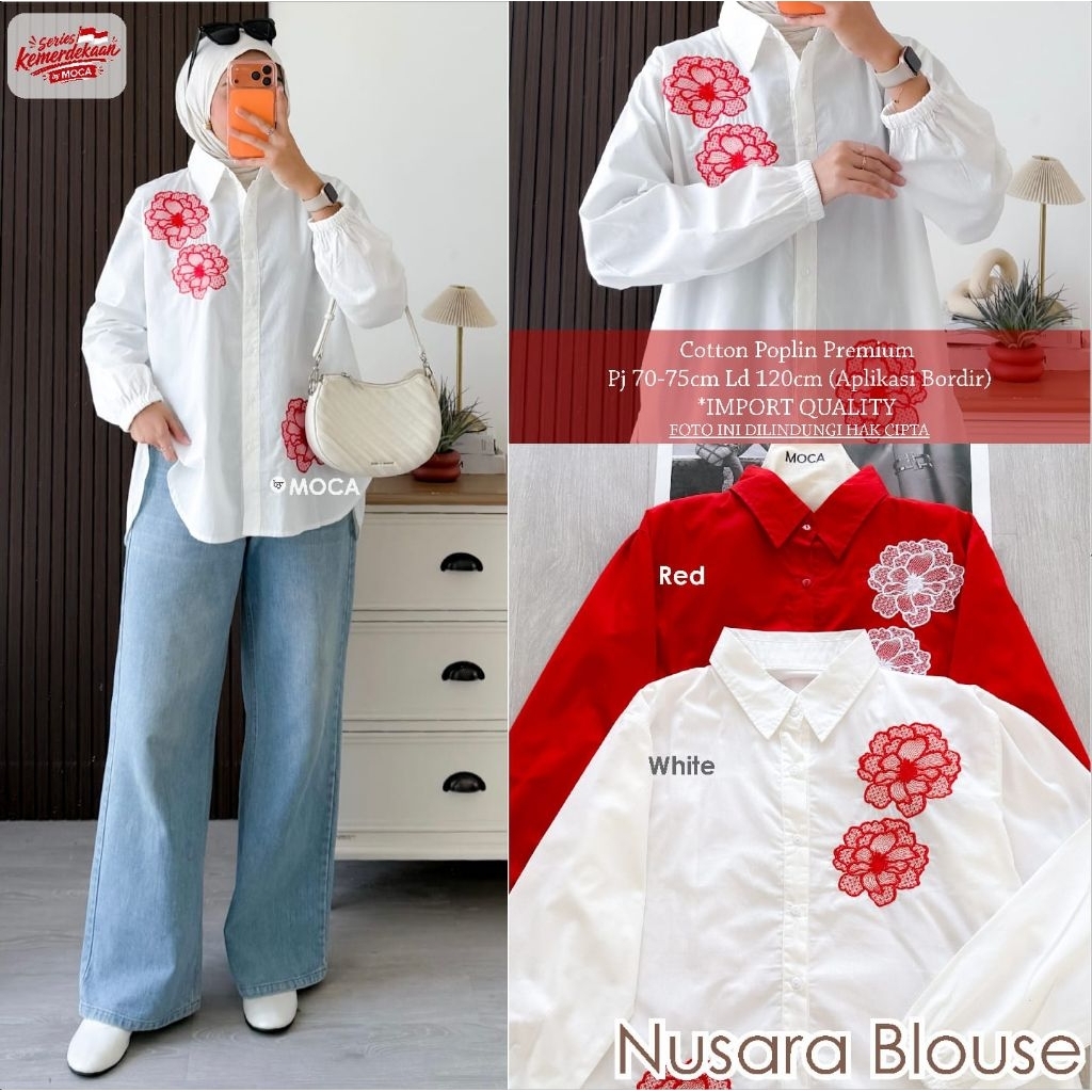 NUSARA BLOUSE BY MOCA