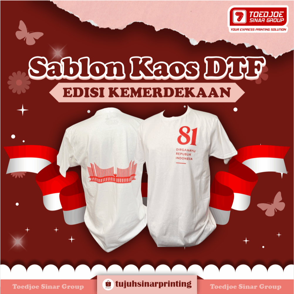 Single T-Shirt Screen Printing [INDIVIDENCE THEME] / Combed T-Shirt Printing 30 to 1st Anniversary