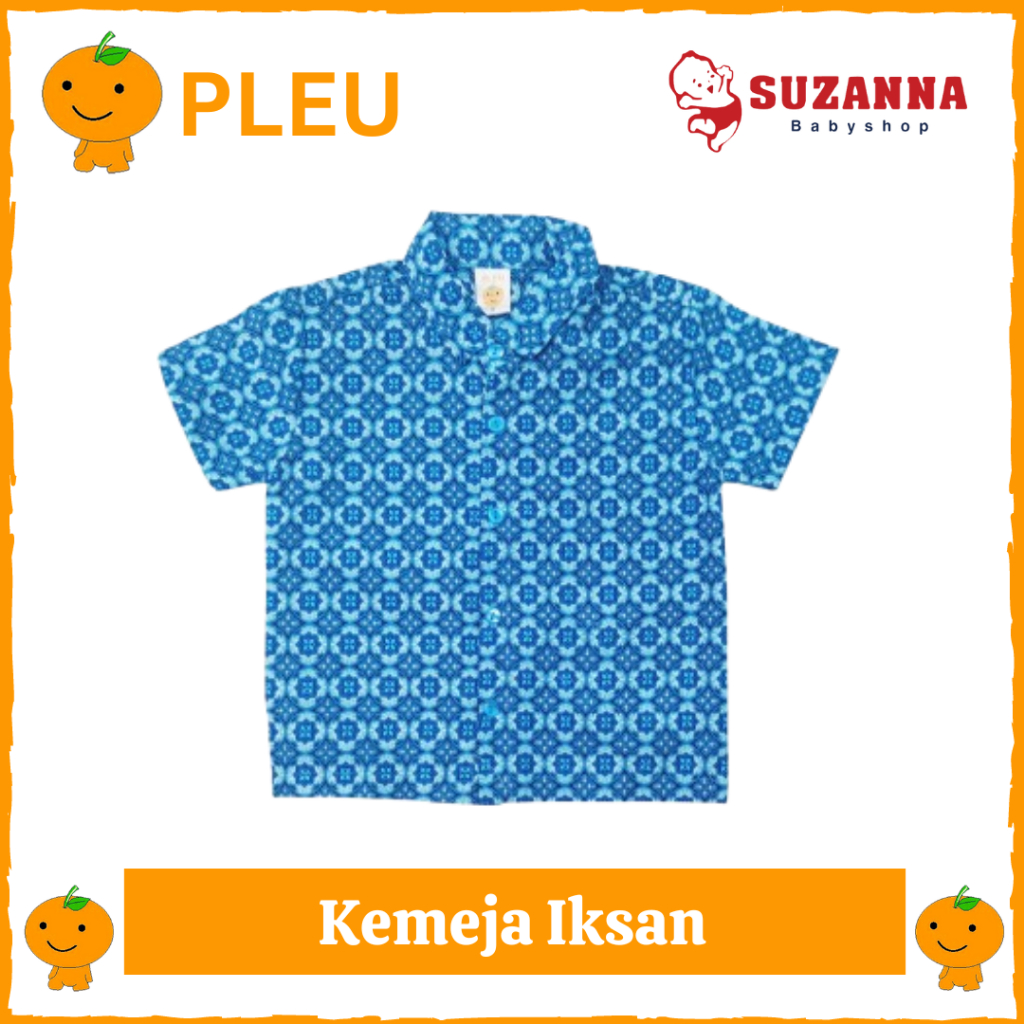 เสื้อ KEMEJA PLEU Iksan - เสื้อบาติกเด็กผู้ชาย