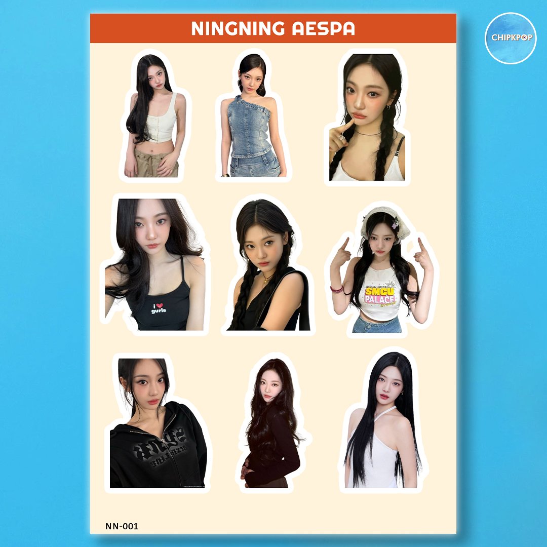สติ๊กเกอร์ AESPA I NINGNING AESPA I สติ๊กเกอร์ KPOP I สติ๊กเกอร์ KPOP I AESPA KPOP I I PHOTOCARD GIS