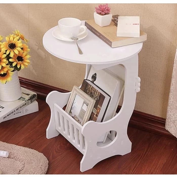 ใหม่ MINIMALIST ROUND COFFEE TABLE RACK / COFFEE TABLE / MINIMALIST DECORATION RACK / MINIMALIST ROU
