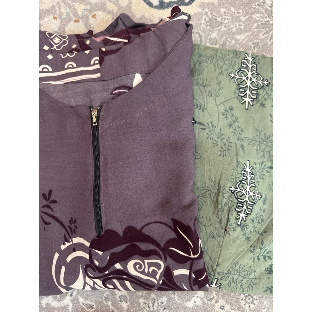 CAMELLIA BOUTIQUE 99|| BUNDLING 2 WIRU DRESS (ZALINA MAUVE + JENIRA SAGE)