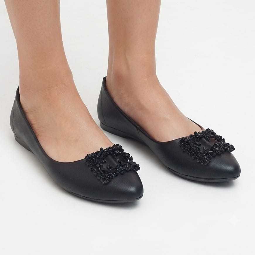 รองเท้าส้นแบนผู้หญิง Fatshoes อินเทรนด์ นุ่มมาก FL-001
