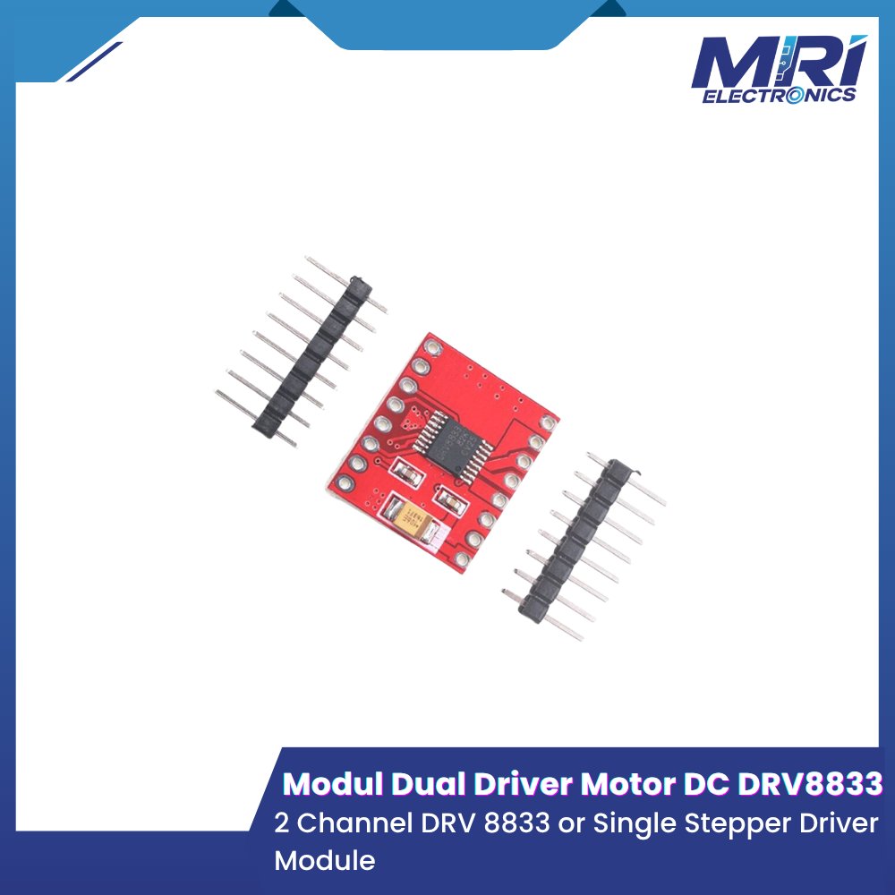 DRV8833 โมดูลไดร์เวอร์คู่มอเตอร์ DC – 2 ช่อง DRV 8833 หรือโมดูลไดร์เวอร์สเต็ปเปอร์เดี่ยว