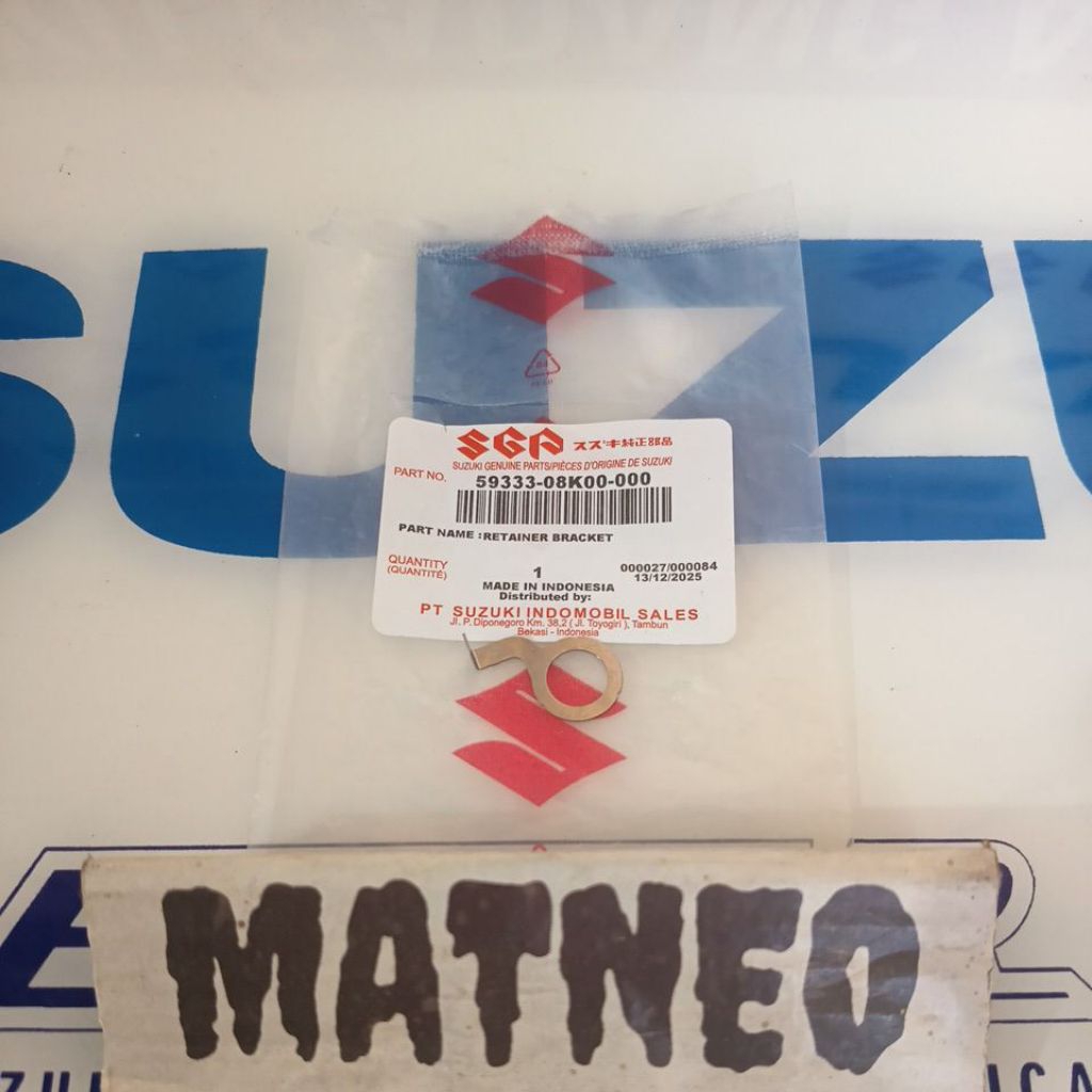 ขายึดรีเทนเนอร์แผ่นเบรคหน้า suzuki nex ll nex ll cross original sgp 59333-08K00