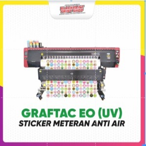 Gratac Glossy EO Meter Sticker / Outdoor Sticker Printing / Waterproof Printing Sticker (Premium UV)