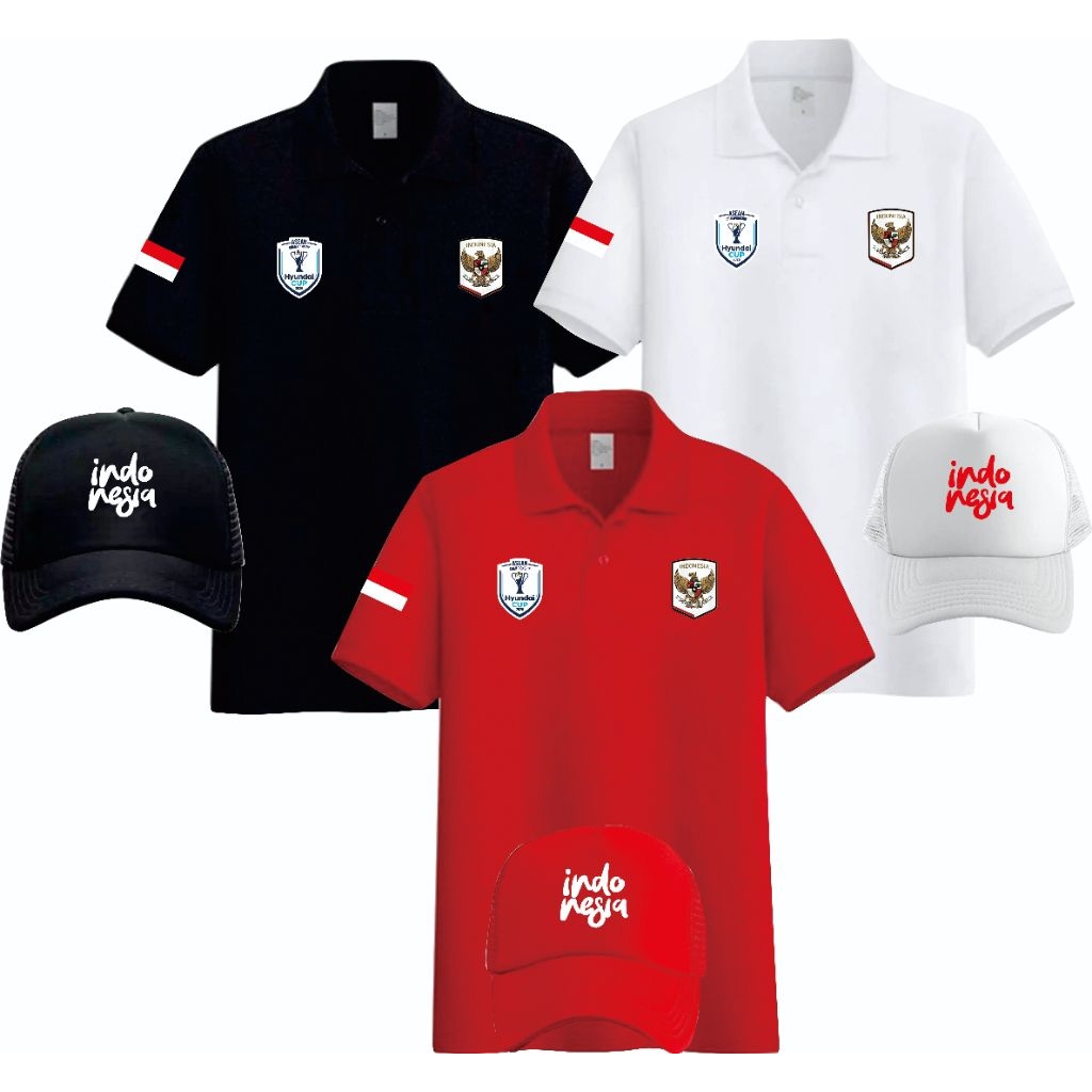 เสื้อยืดคอปก Wangky สําหรับทีมชาติอินโดนีเซีย รุ่น ean championship 2026 พร้อม 4xl