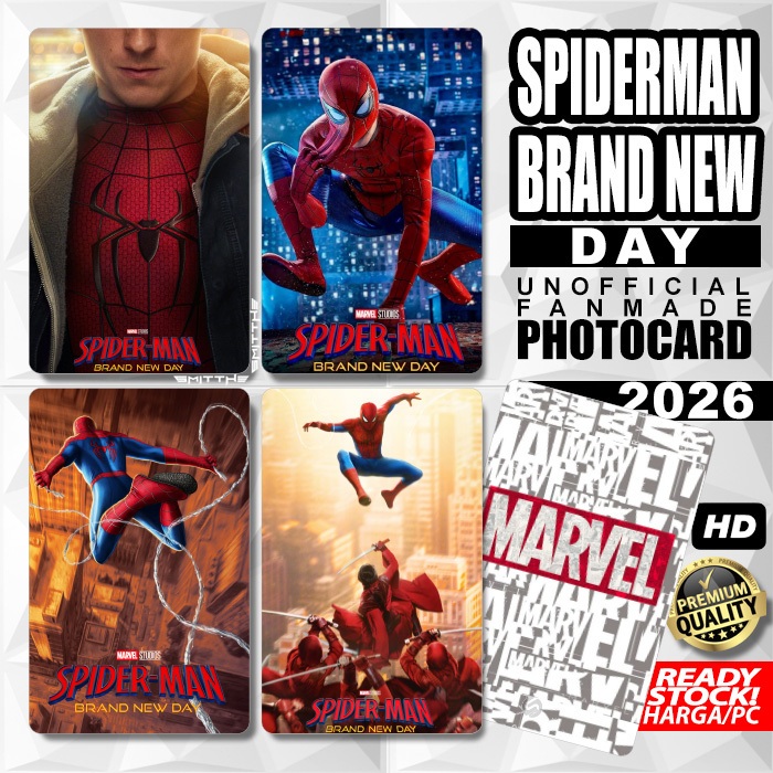 การ์ดสะสมโฟโต้การ์ดการ์ด Spiderman Brand New Day 2026 รูปถ่าย