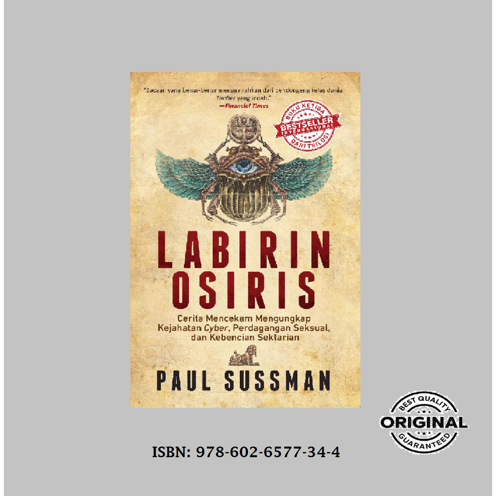 OSIRIS LABYRINTH - Paul Sussman (NOVEL) ORIGINAL