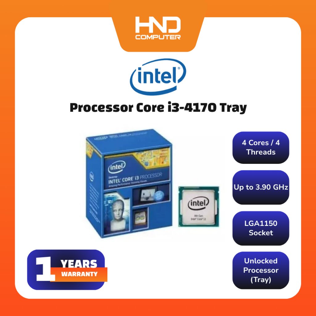ถาดโปรเซสเซอร์ Intel Core i3-4170