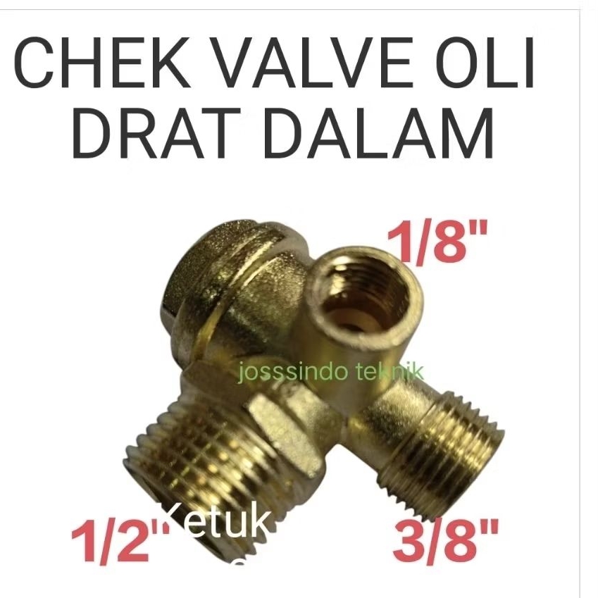 CHEK VALVE INNER THAD / 3 WAY CHEK VALVE INNER THREAD