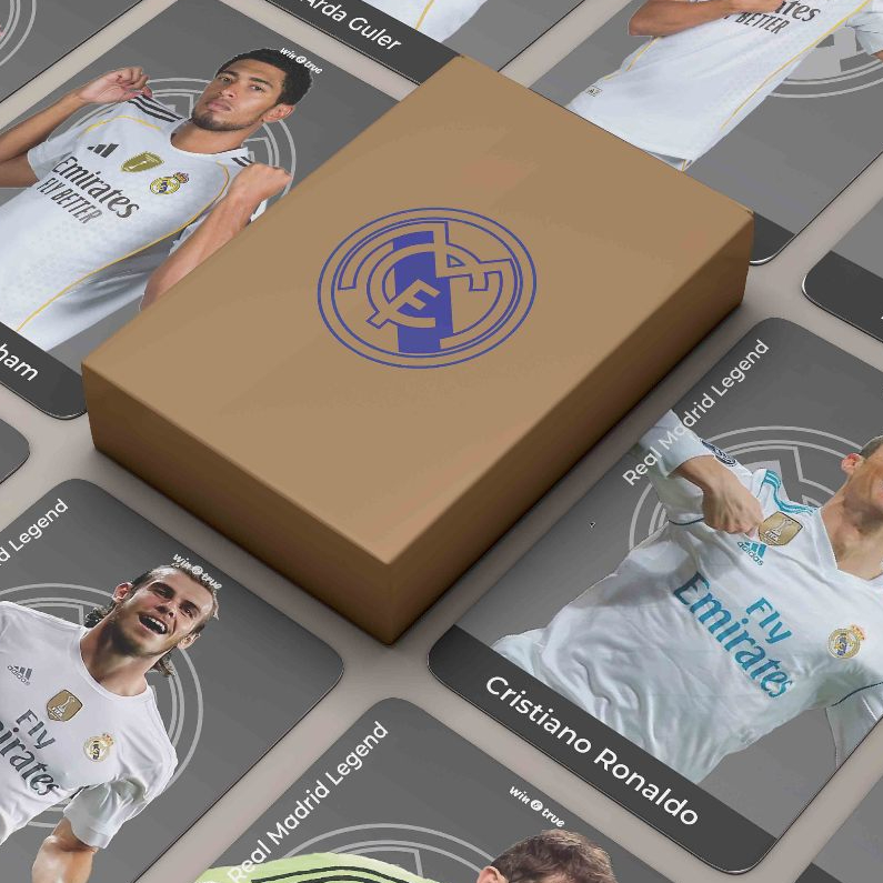 Real Madrid Allstar Photocard 40 ชิ้น Art Carton Paper Football Player 6x9 ซม.