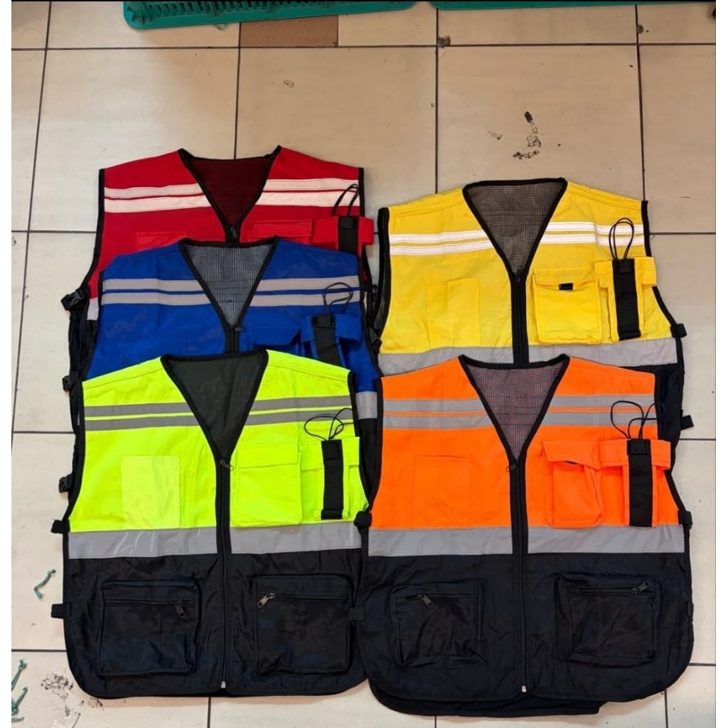 PELINDO VEST - TASLAN PROJECT VEST - COMBINATION SAFETY VEST