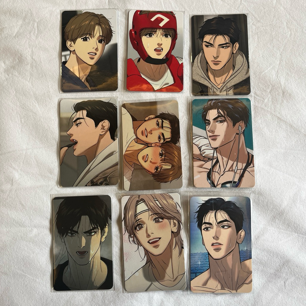 Jinx Photocard อย่างเป็นทางการ Manhwa Jaekyung Kim และ Bl manwha Photocard Jinx Mingwa โปสการ์ด Bl J