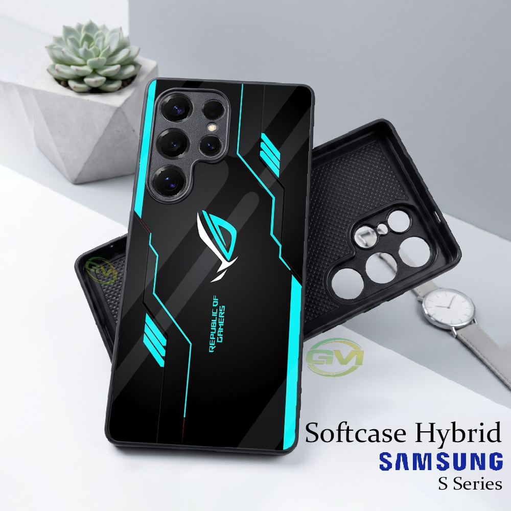 Samsung S21 S22 S23 S24 S25 S26 Ultra Glass Softcase |GM42| เคสซัมซุง | Mika Hp S21ultra S22ultra S2