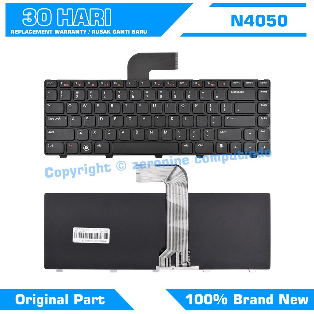 Inspiron 14R N4110 M4110 N4050 M4050 N50 3330 N4120 แป้นพิมพ์แล็ปท็อป