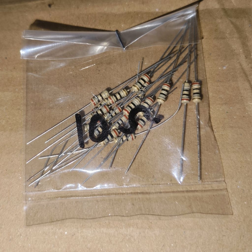 R 10 Ohm 0.25W 5 Percent Resistor 10 10R Ohm 0.25 วัตต์ 20 ชิ้น
