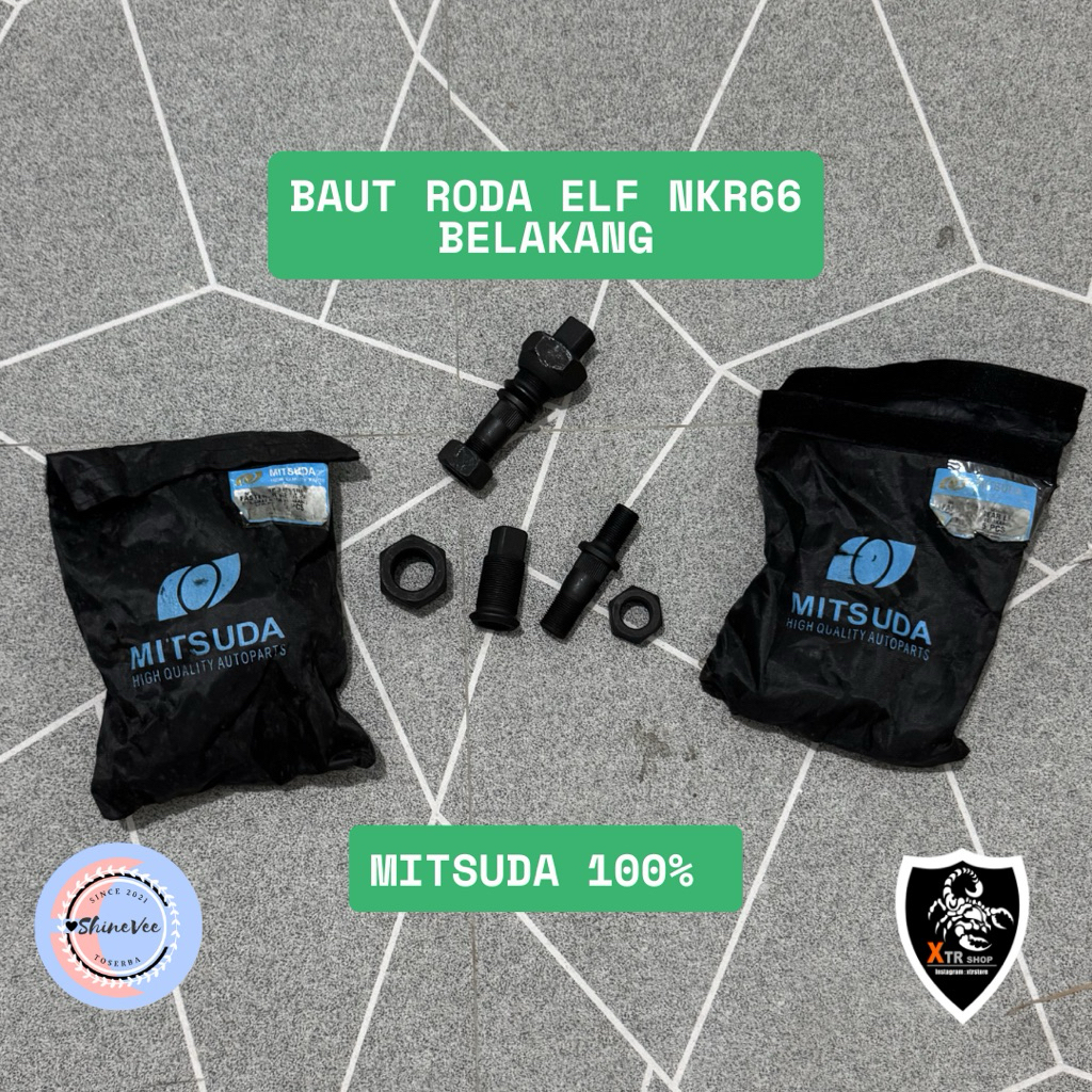 หลัง Bolt elf NKR66 mitsuda bund ล้อหน้า elf NKR66 boot ล้อ mitsuda nkr66 HUB Bolt isuzu elf NKR66 ห