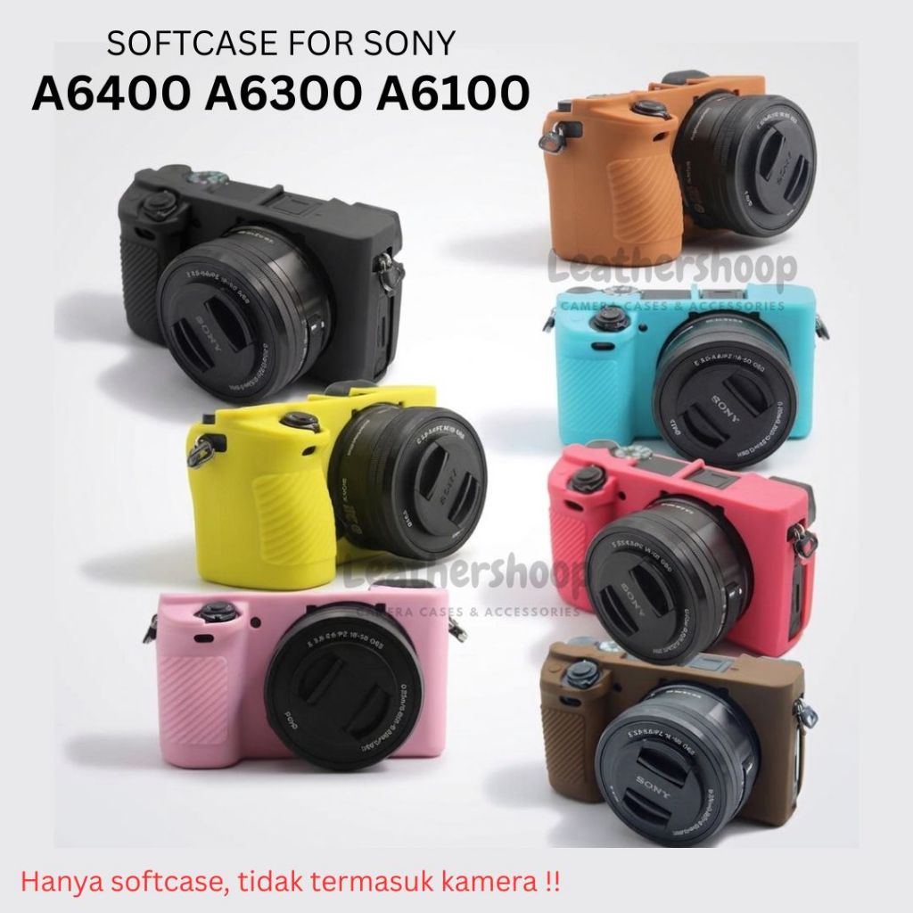 เคส Softcase Sony Alpha A6400 A6300 A6100 ฝาครอบยาง