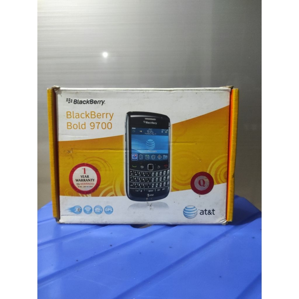 Blackberry Bold 9700 Onyx Empty Box BB 9700 Shop Display Counter หรือ Live Session