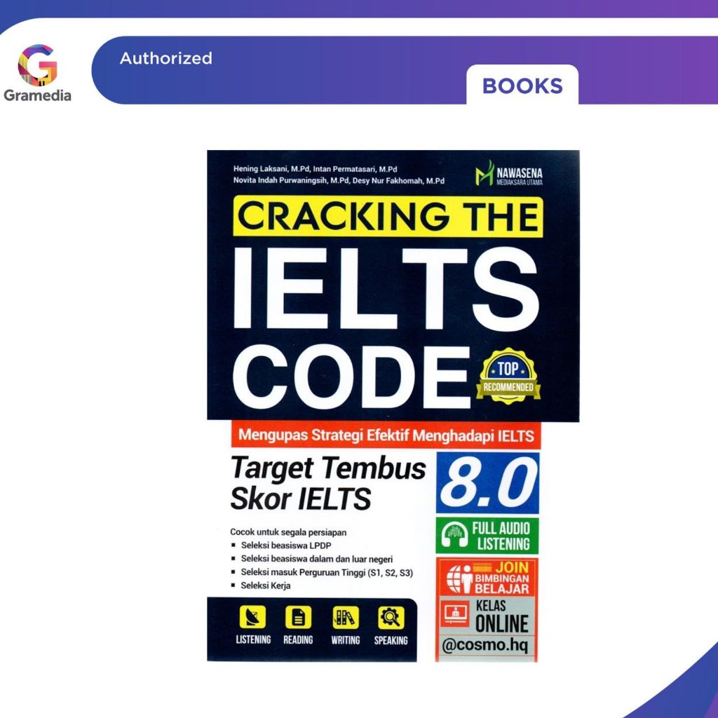 Gramedia Pekanbaru - CACKING รหัส IELTS: TARGET PENETRATE SCORE IELTS 8.0