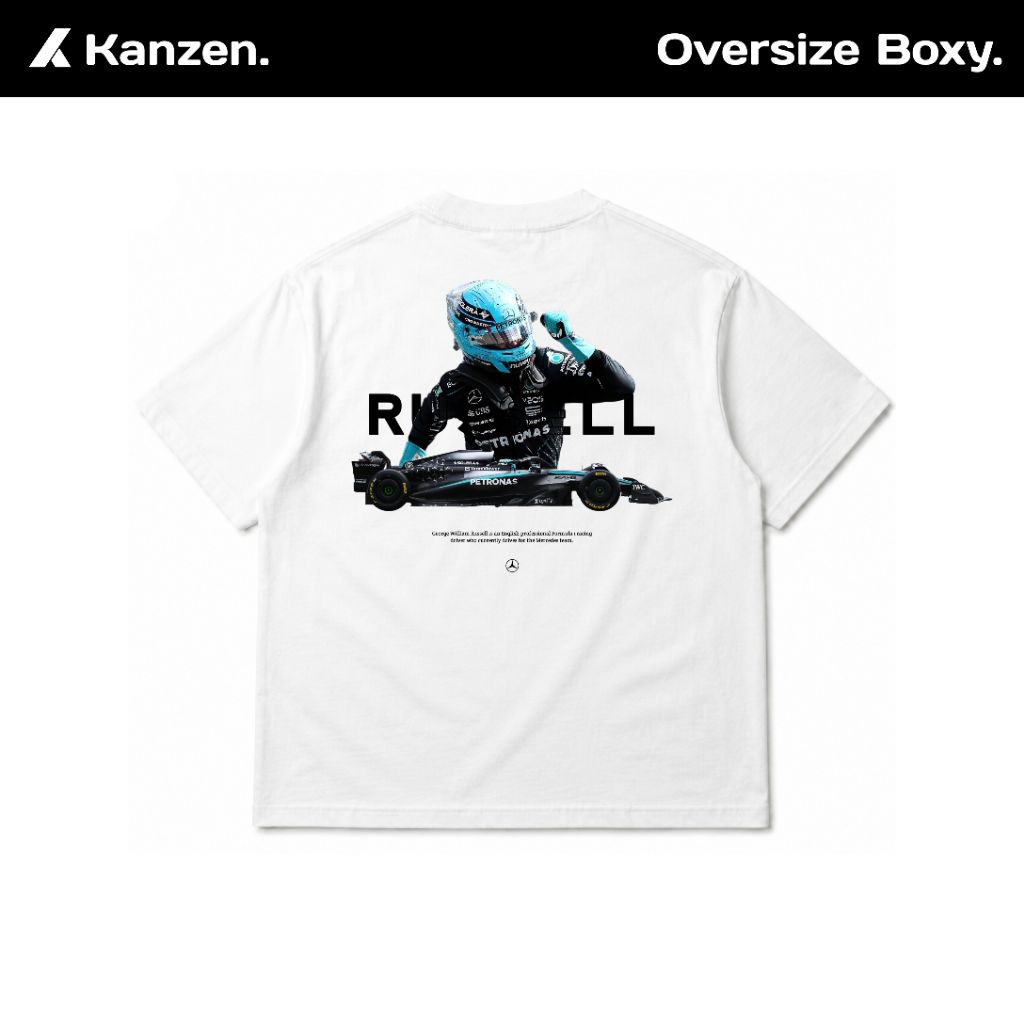 เสื้อยืด Kanzen Oversize Boxy - GEORGE RUSSELL