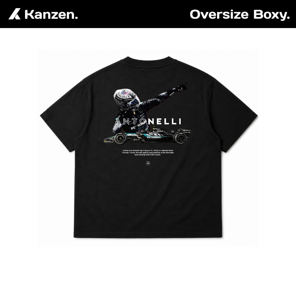 Kanzen เสื้อยืด Boxy Oversize - KIMI ANTONELLI