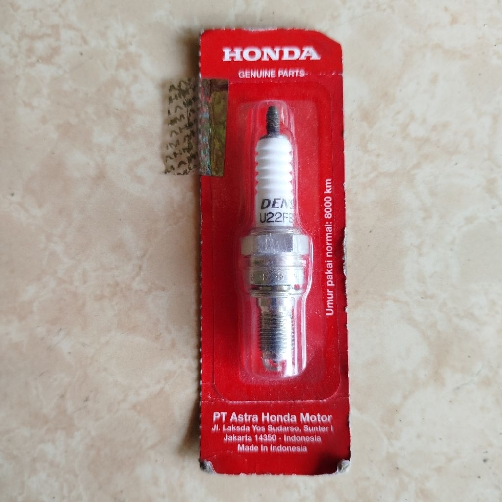 Denso U22FER9 หัวเทียนสําหรับ Honda Vario 110 คาร์บูเรเตอร์ Vario 110 Techno ใหม่ Original AM 9809-5