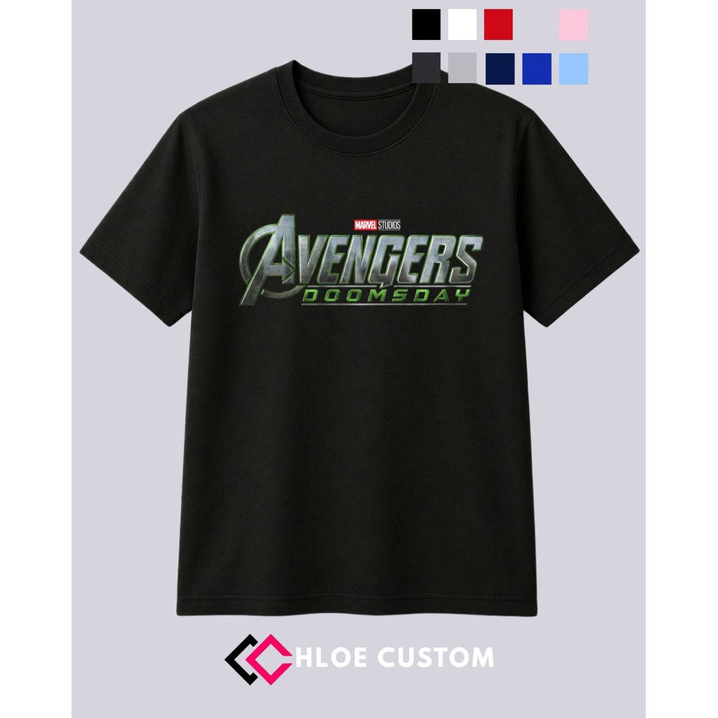 เสื้อยืด Avengers Doomsday Marvel ไซส์ S-3XL Unisex