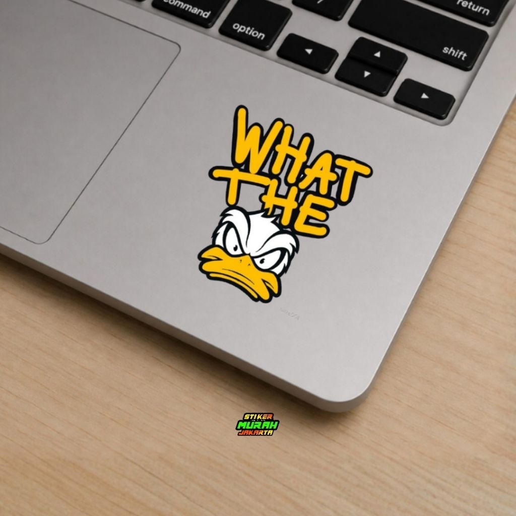 DOONALD DUCK WHAT THE STICKER CUTTING CUSTOM COOL