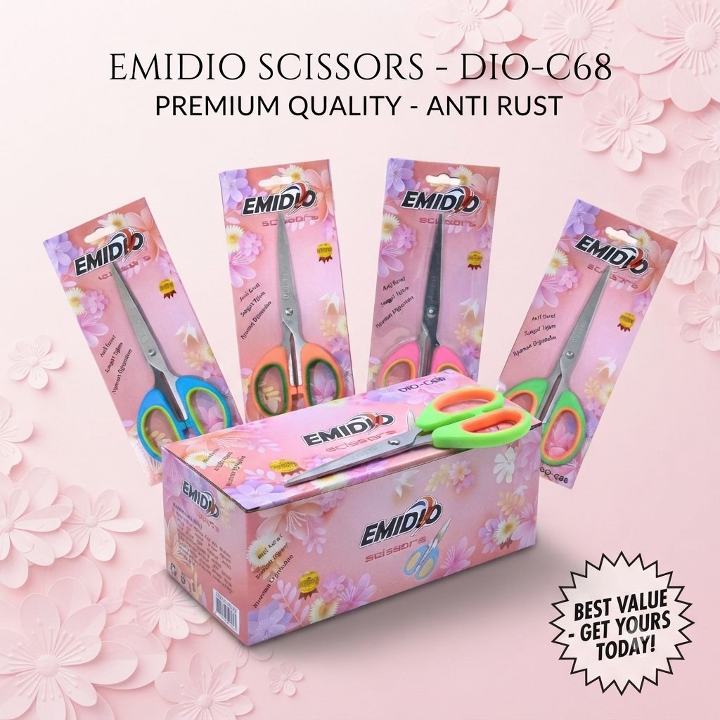 1 LSN / 12 ชิ้นกรรไกร Emidio C68 DIO-C68