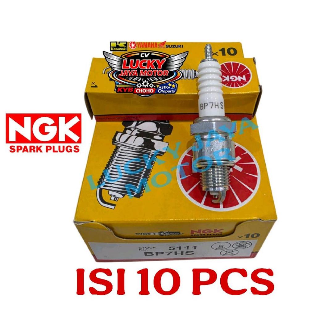 หัวเทียน NGK 2T Short Rx king F1zr Rxking F1 Zr BP7HS 10 ชิ้น
