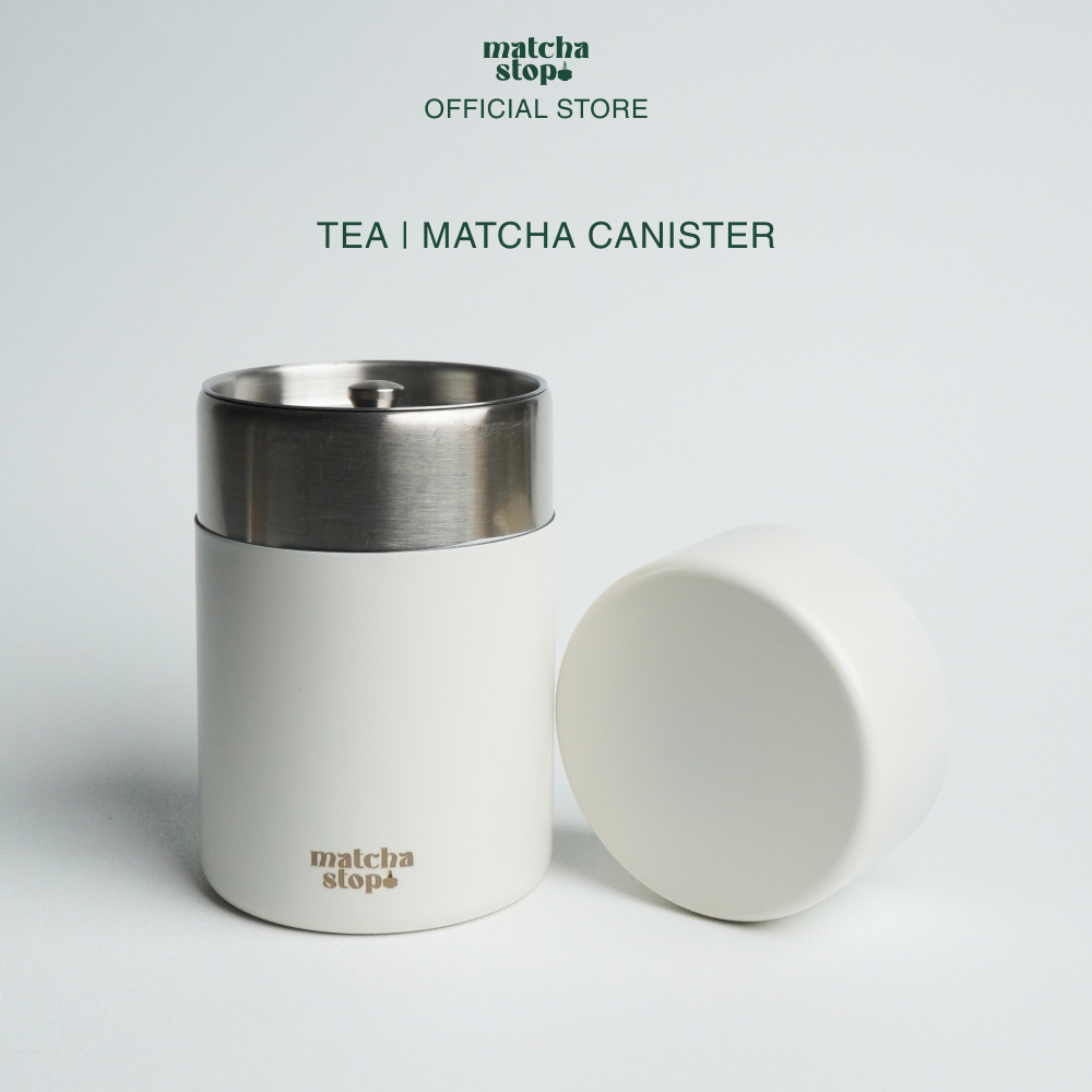 TEA/MAATCHA Canister - Stainless Canister - MatchaStop!