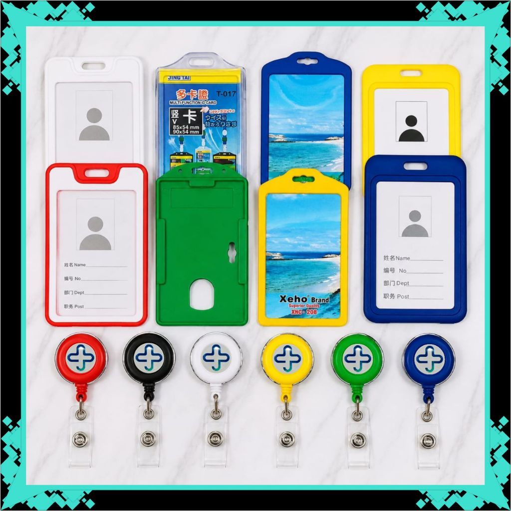 GANTUNGAN Yoyo ที่ใส่บัตรประจําตัวแบบหมุนได้สแตนเลสสําหรับ Home & ID Card Holder