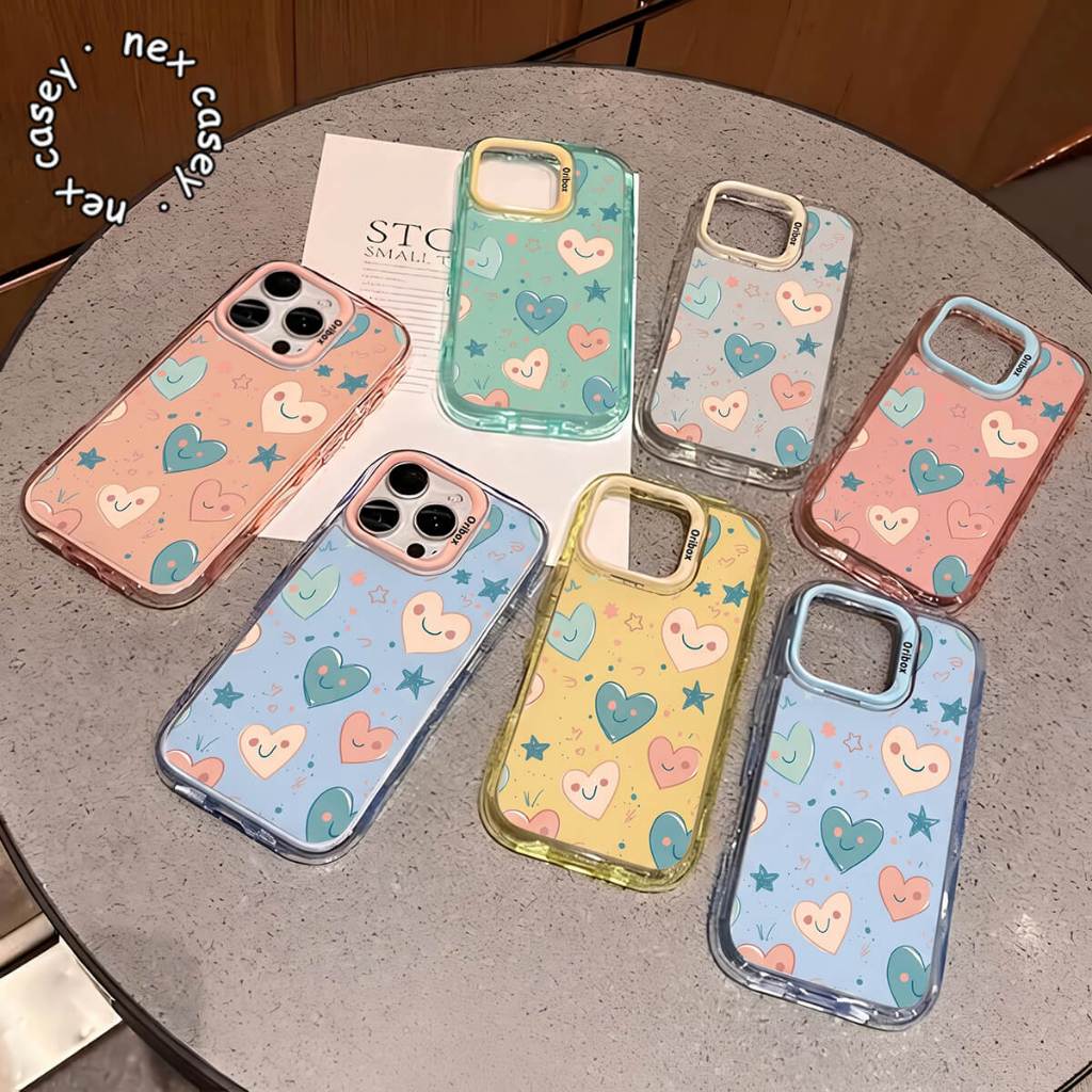 2 IN 1 สี MACAROON CASE LOVE STAR สําหรับ VIVO S16E V20 V21E V27E V29E V40 V50 V50E V60 V70 V70FE LI