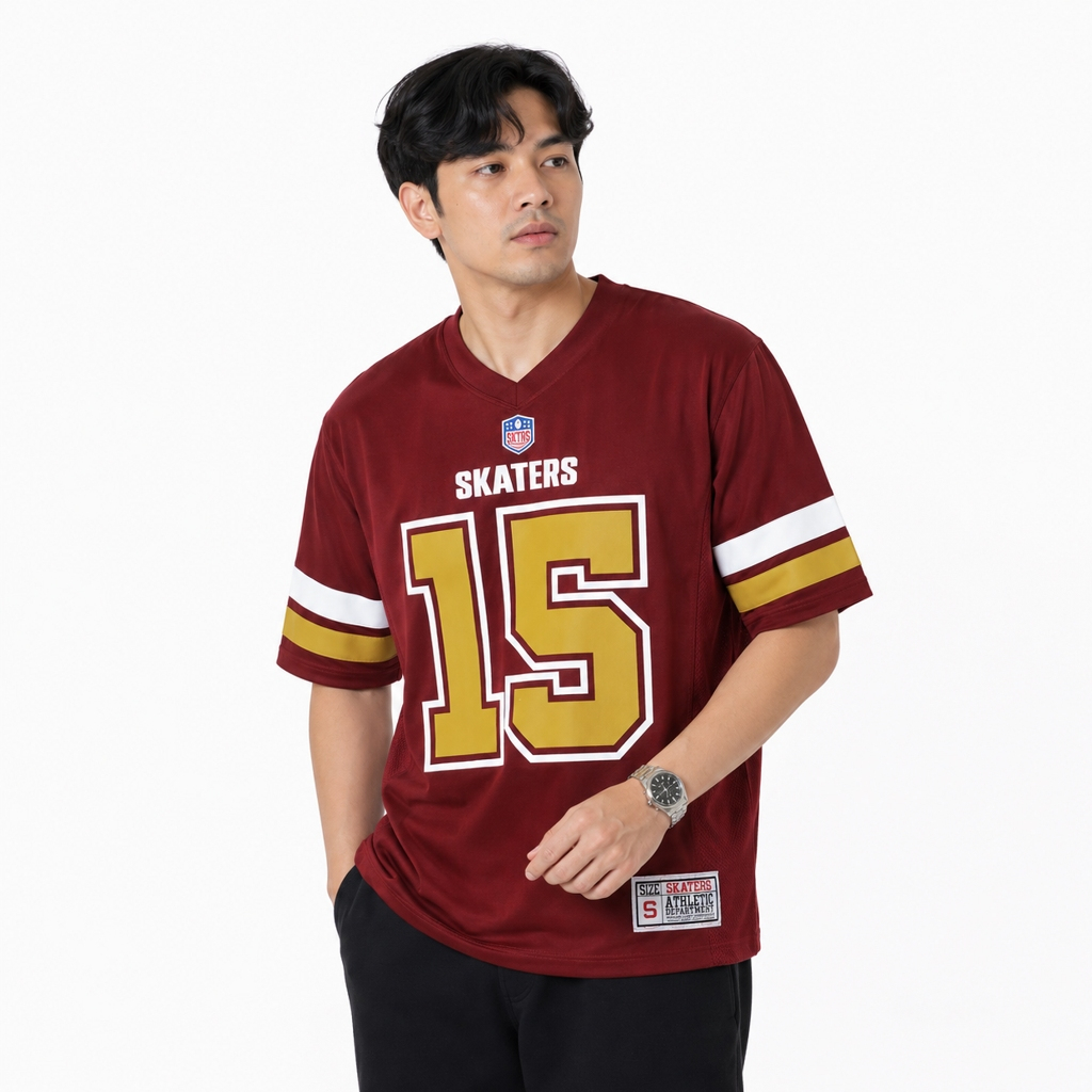 SKATERS JERSEY NFL 15 ZH017 MAROON
