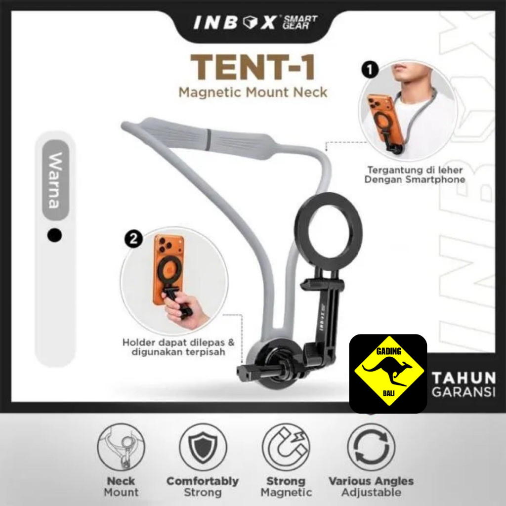 ที่วางโทรศัพท์คอแม่เหล็ก INBOX SMART GEAR TENT 1 MAGNETIC MOUNT NECK